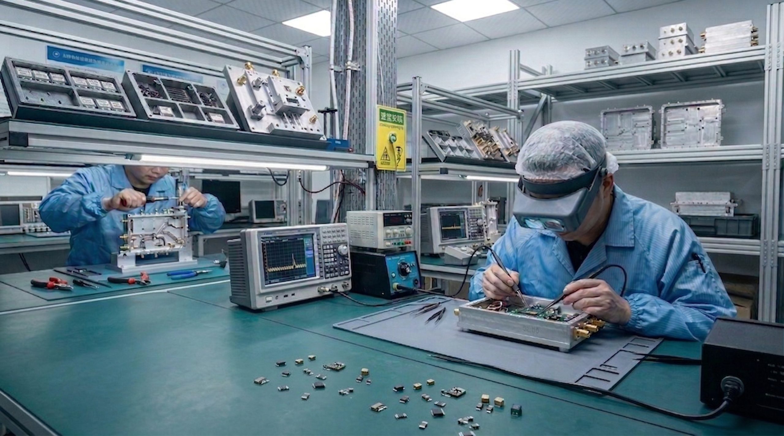 RF testing and validation setup