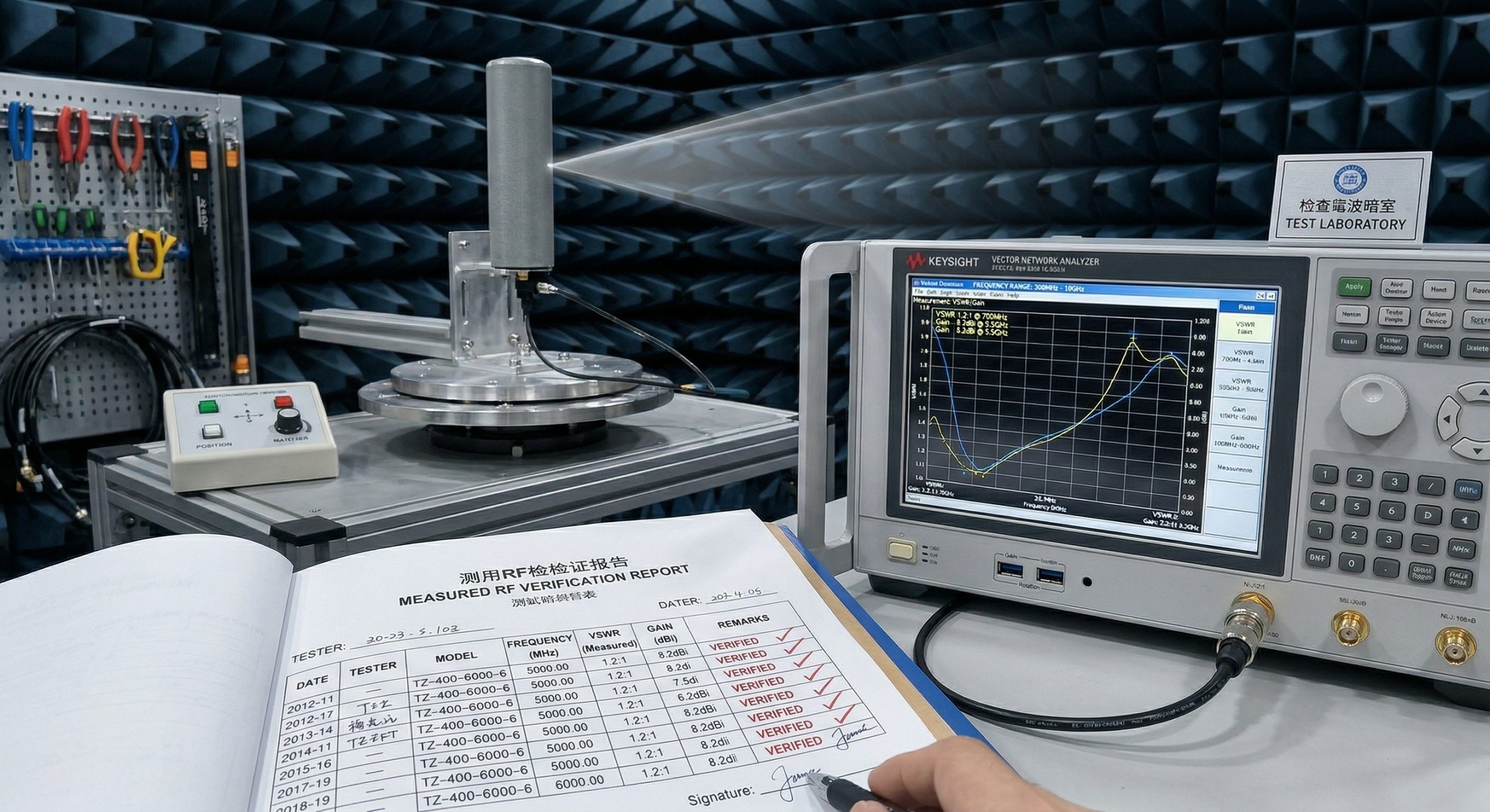 HZA broadband omnidirectional cylinder antenna Φ90mm 250W power handling