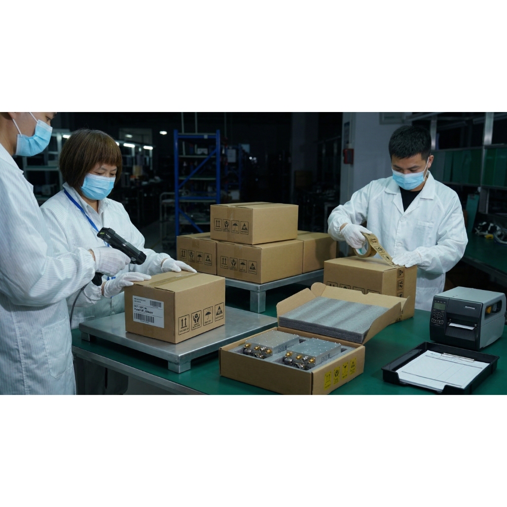 Packing and export preparation