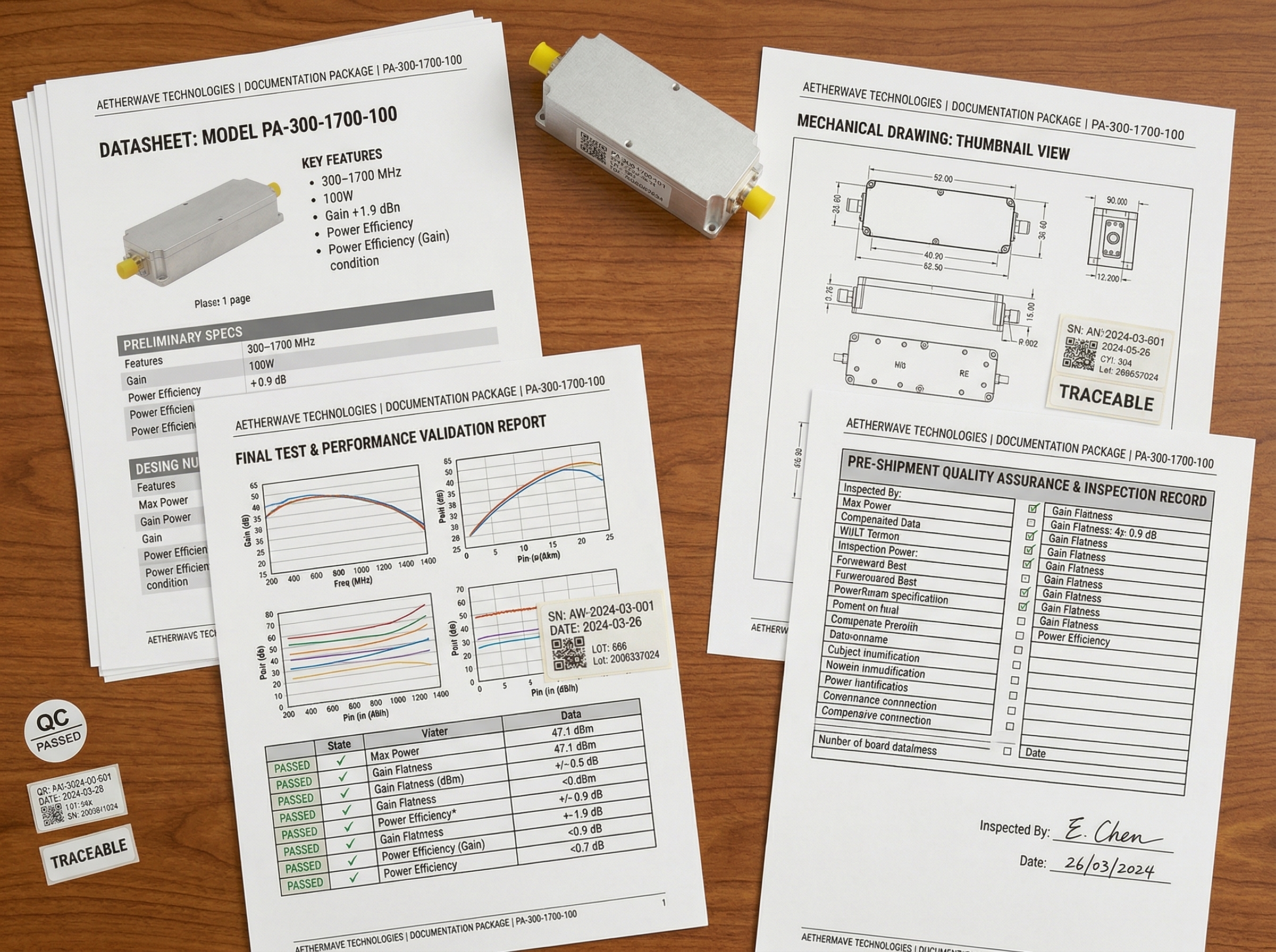 Compliance documentation and quality records