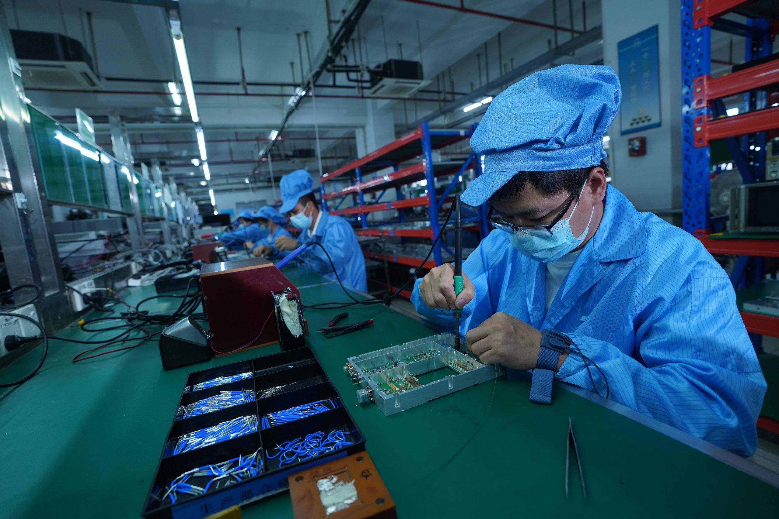 RF PCB module assembly production