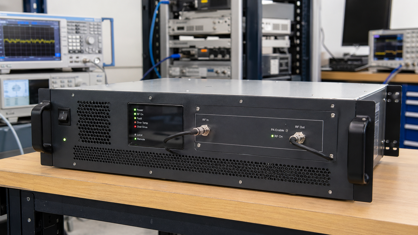 Rack Mounted RF Amplifier Platform