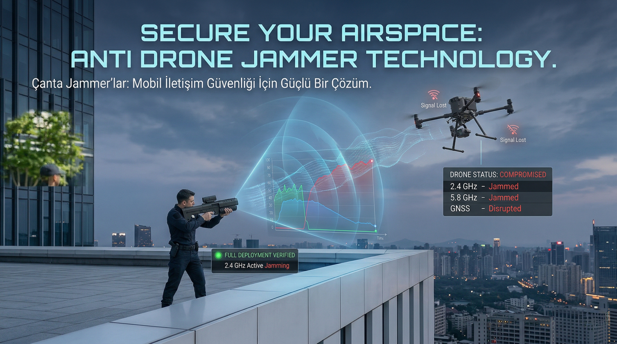 How to choose the best anti drone jammer for security and privacy protection?
