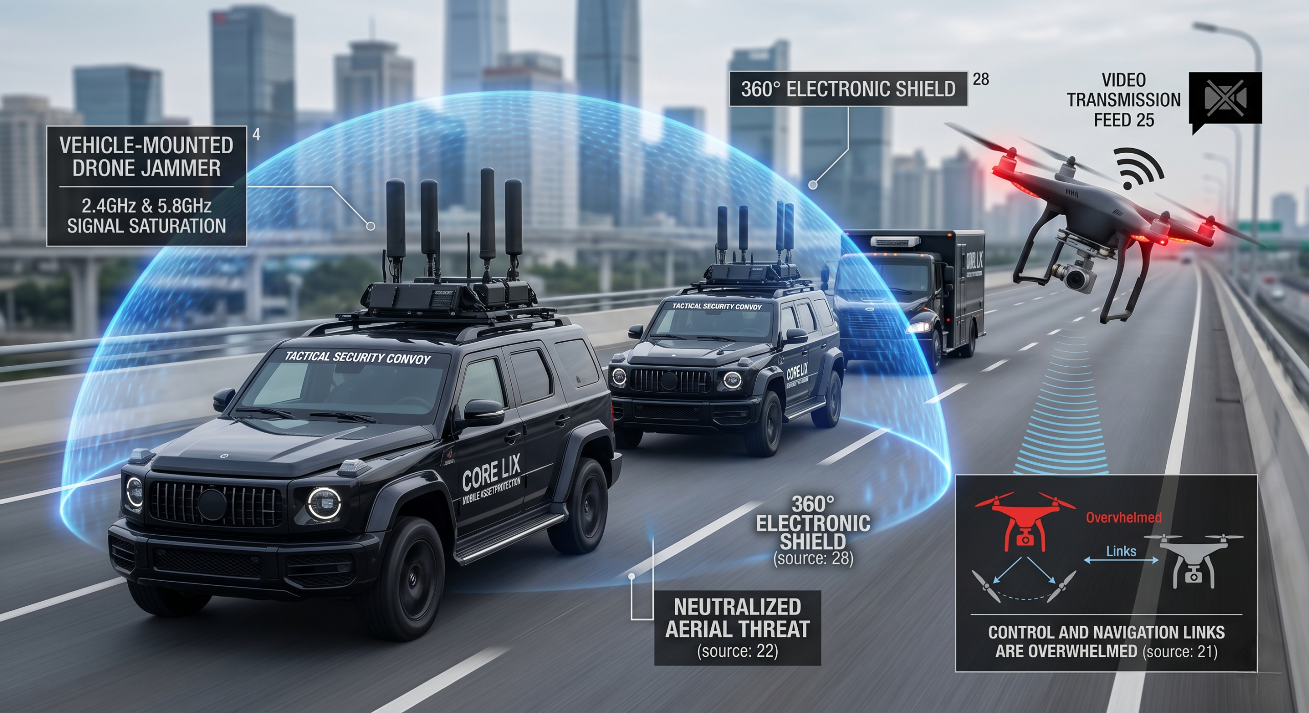 How to Protect Your Mobile Assets Using Vehicle Drone Jammers?