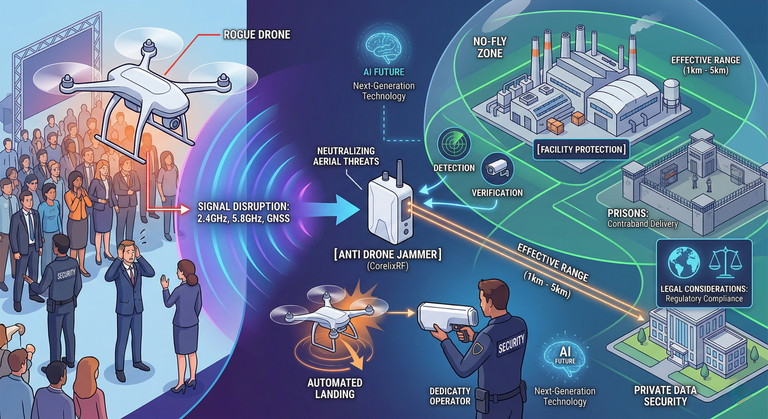 How to Enhance Airspace Protection with an Anti Drone Jammer System?