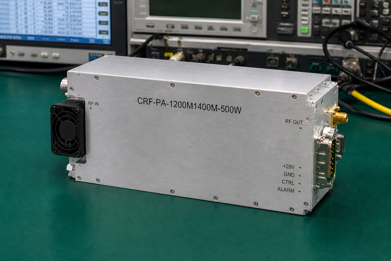 CRF-PA-1200M1400M-500W pulsed RF amplifier platform