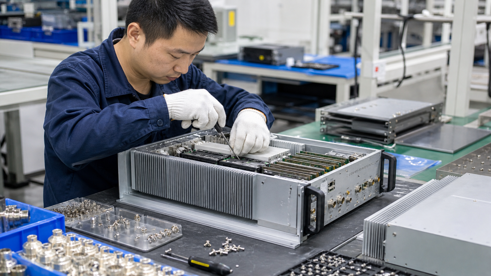 RF product assembly area