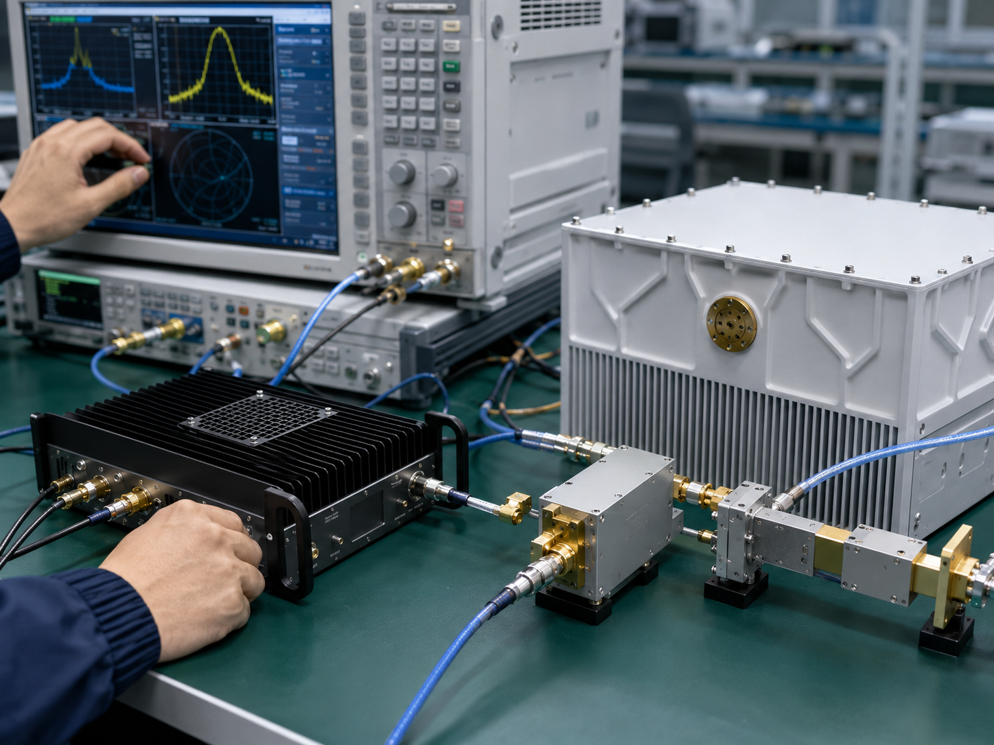 Radar front-end and millimeter-wave module evaluation image