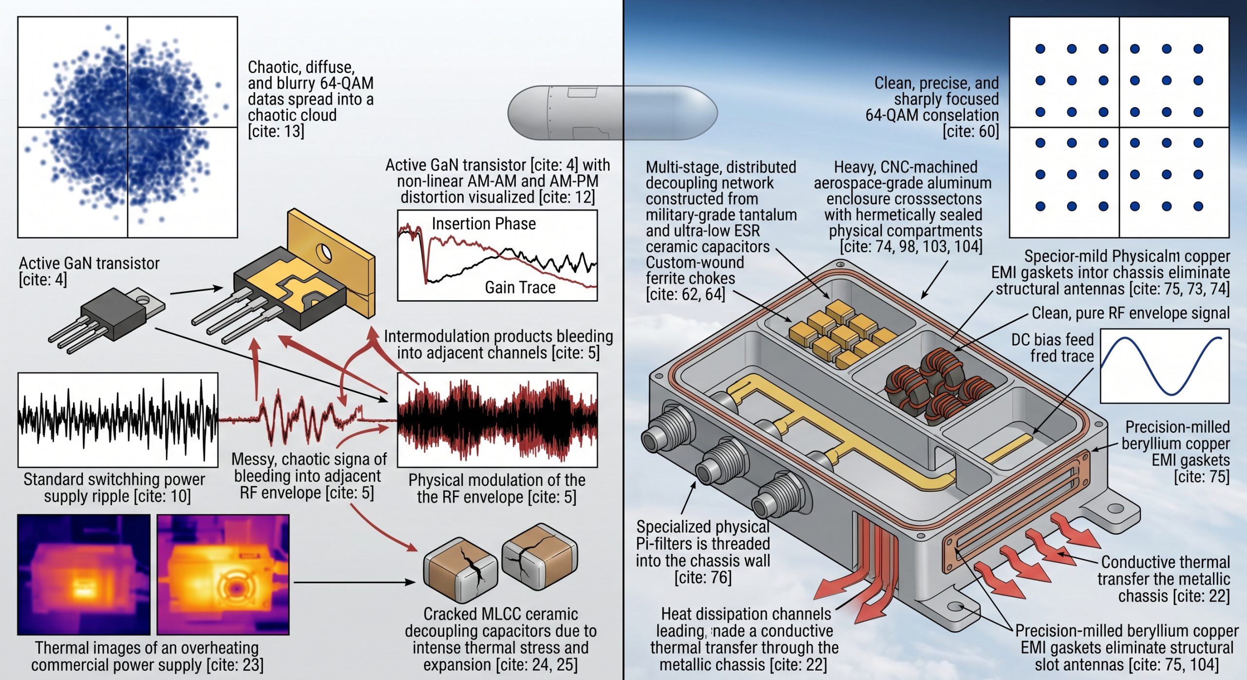 How to Prevent EVM Collapse in Airborne Data Links?
