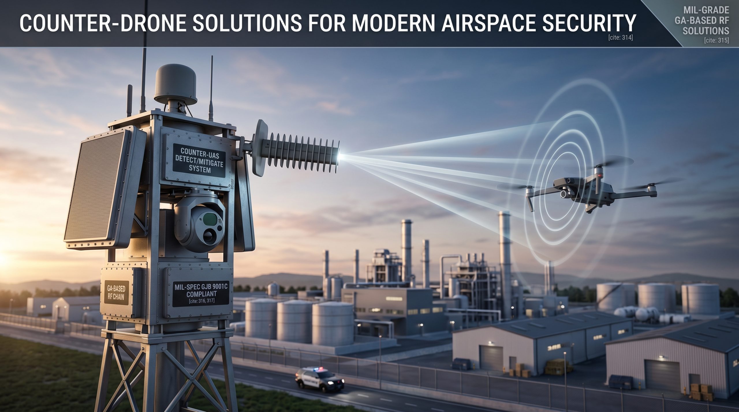 How to Protect Critical B2B Infrastructure With Counter-Drone Technology?