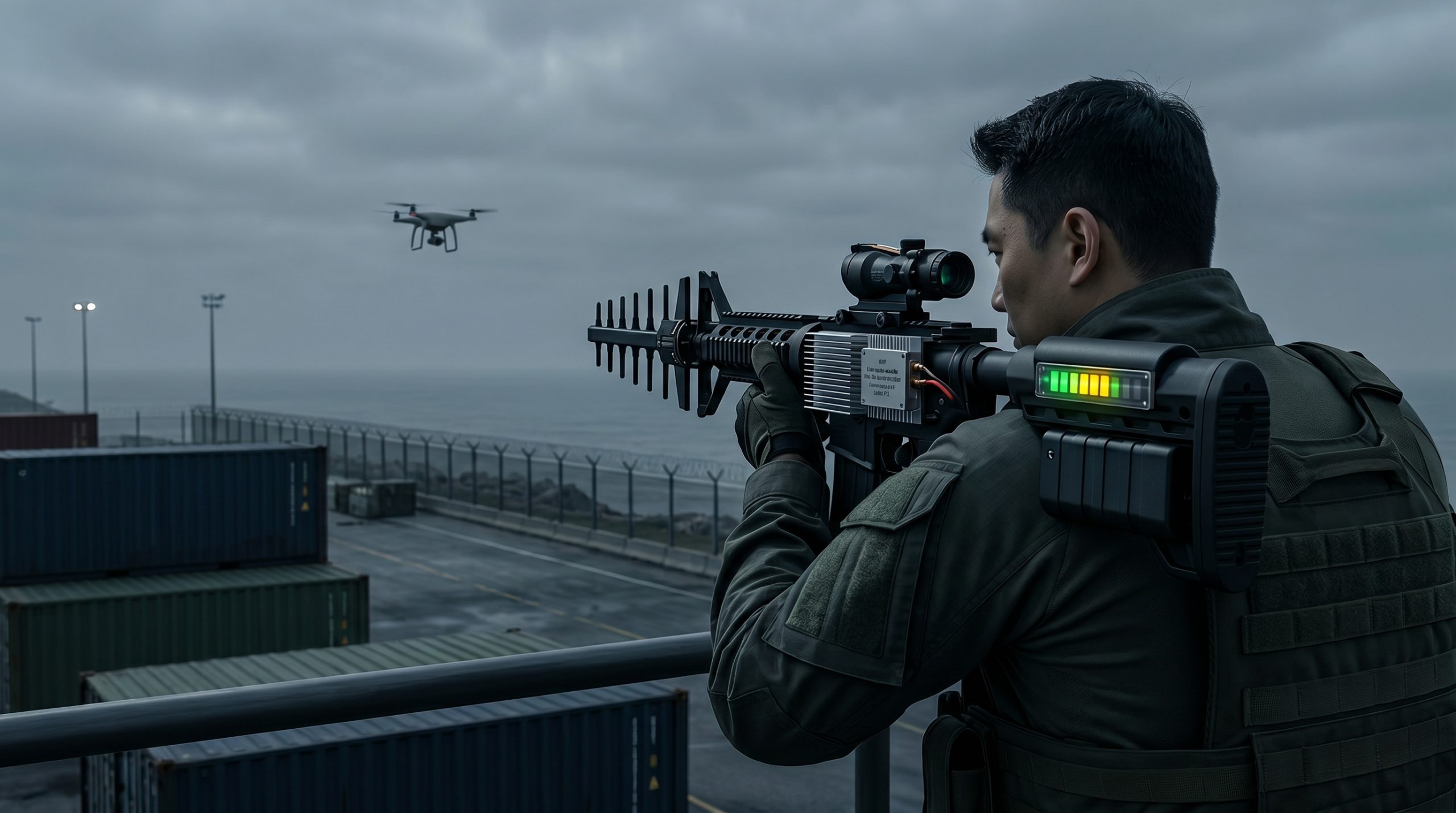 How to Aim and Fire a Drone Jammer Gun Effectively?