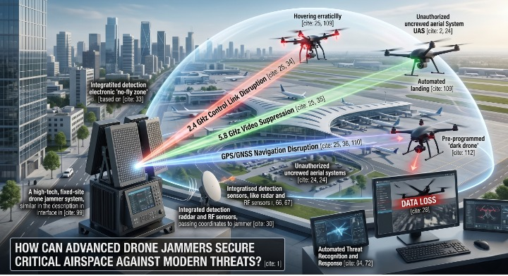 How to Protect Sensitive Infrastructure with Drone Jammers？