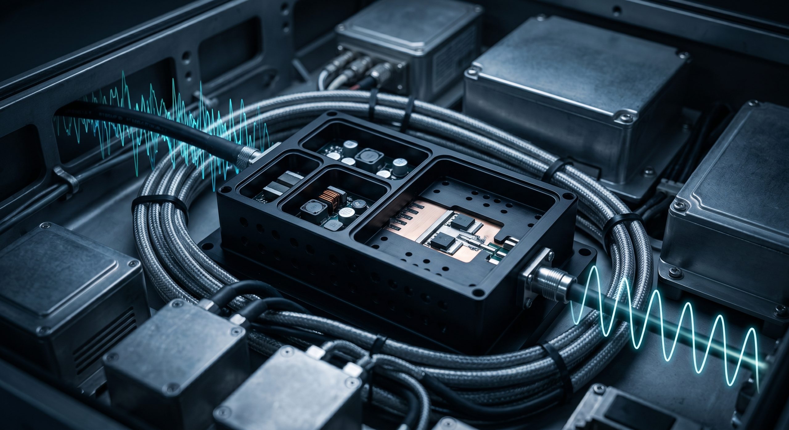 How to Eliminate SMPS Conducted Interference on 100W PA in Drone Payloads?