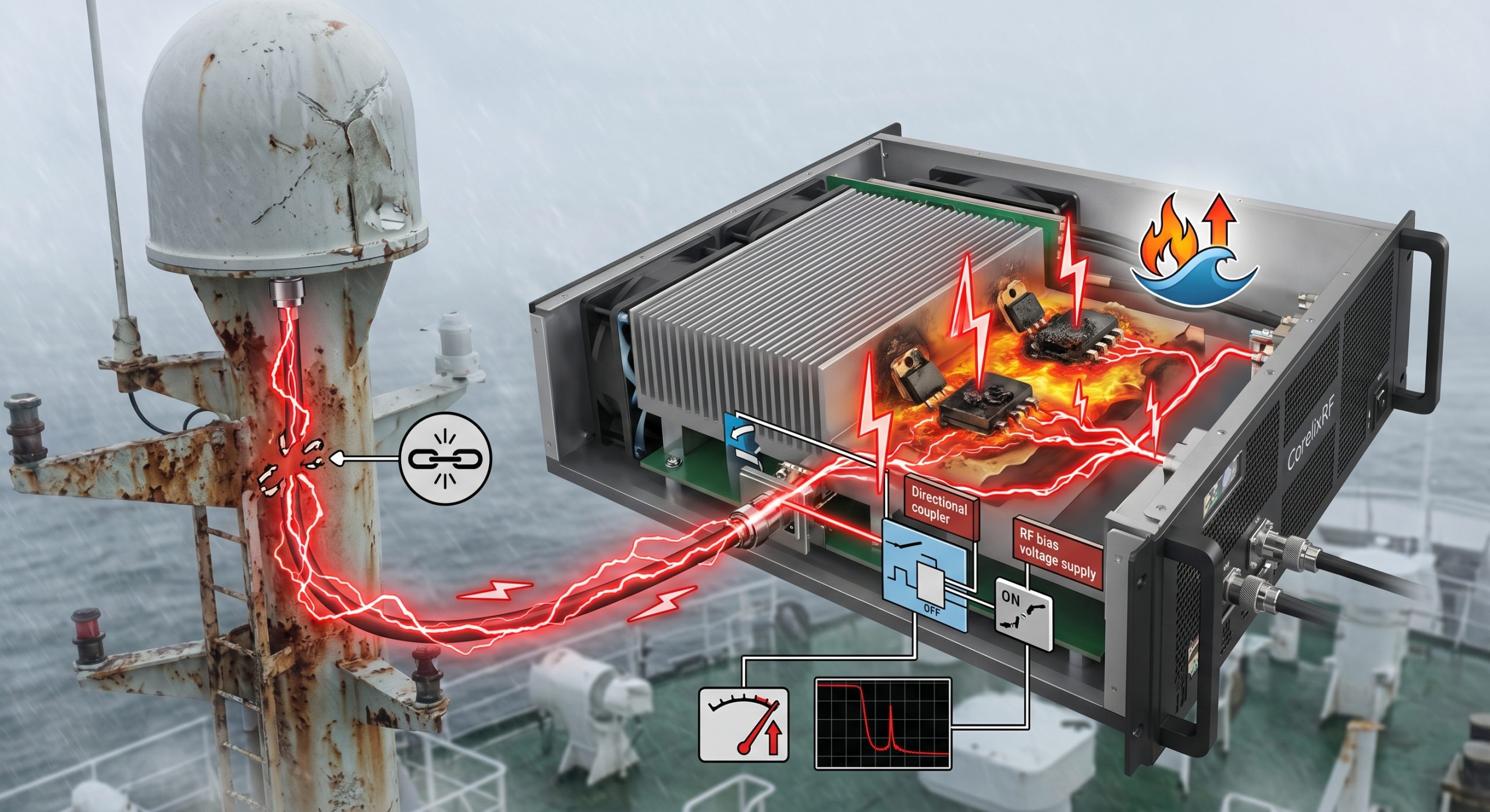 How to Troubleshoot Reflected Energy Backflow Caused by Antenna Damage?