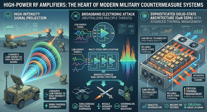 How to Disrupt Adversary Radar Using High-Power RF Amplifiers ？