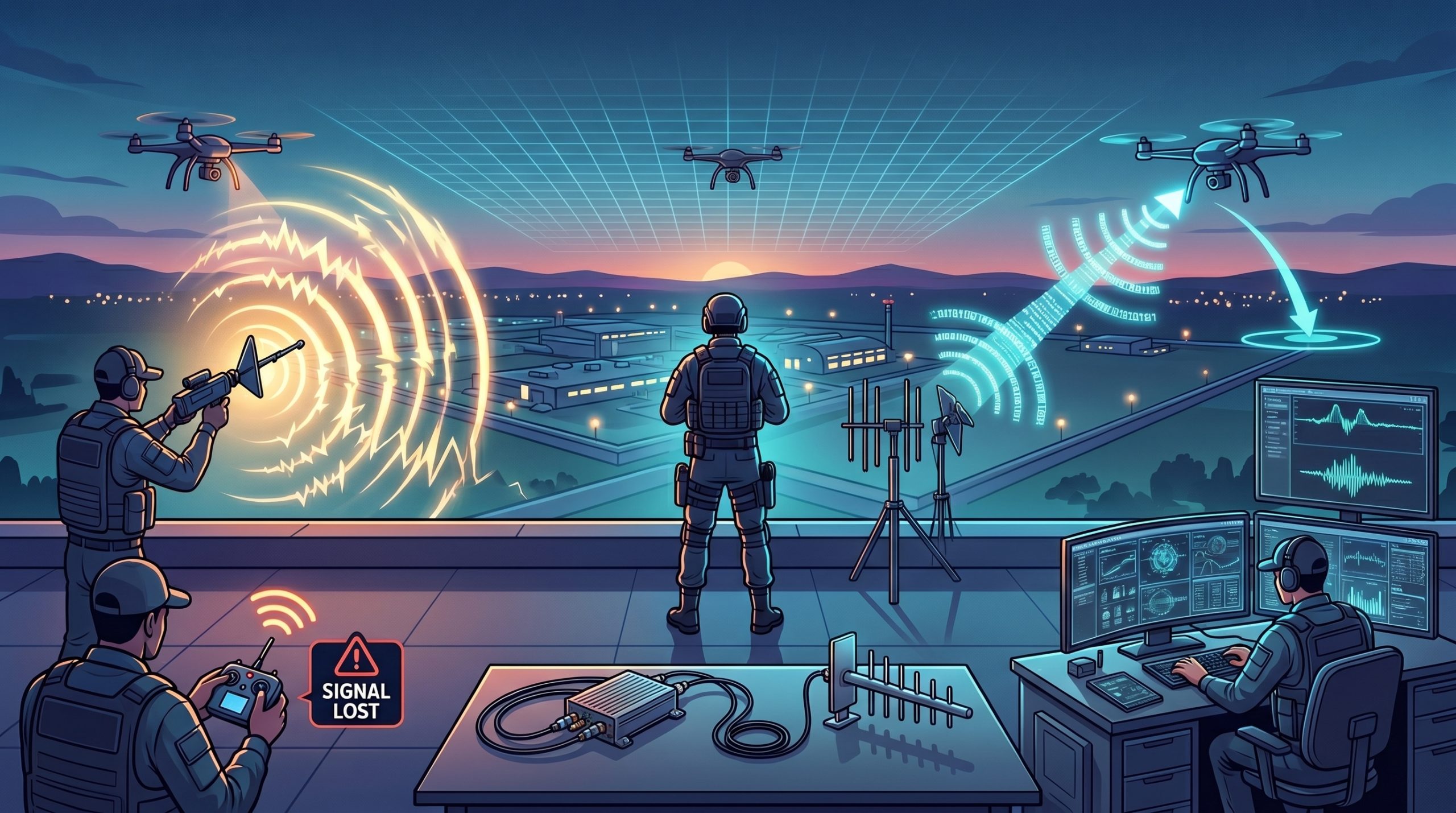 How to Build a Drone Jammer for Effective Airspace Defense？