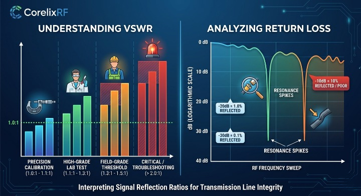 How to Master Interpreting VSWR and Return Loss in Cable Test Reports？
