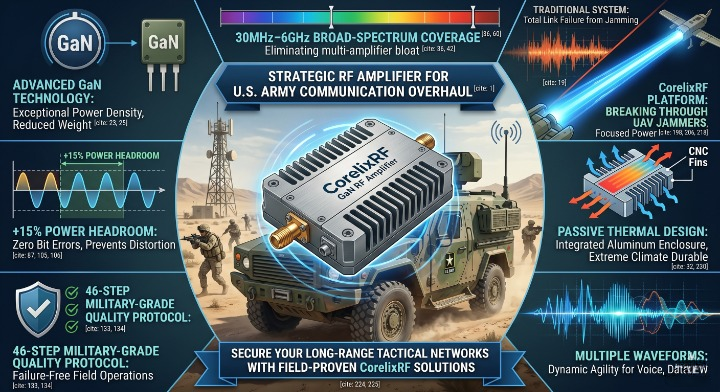 How to Secure Defense Networks Using a Tactical RF Power Amplifier?