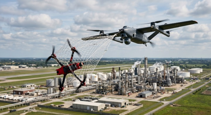 How to Secure Restricted Airspace with Air to Air Counter Drones？