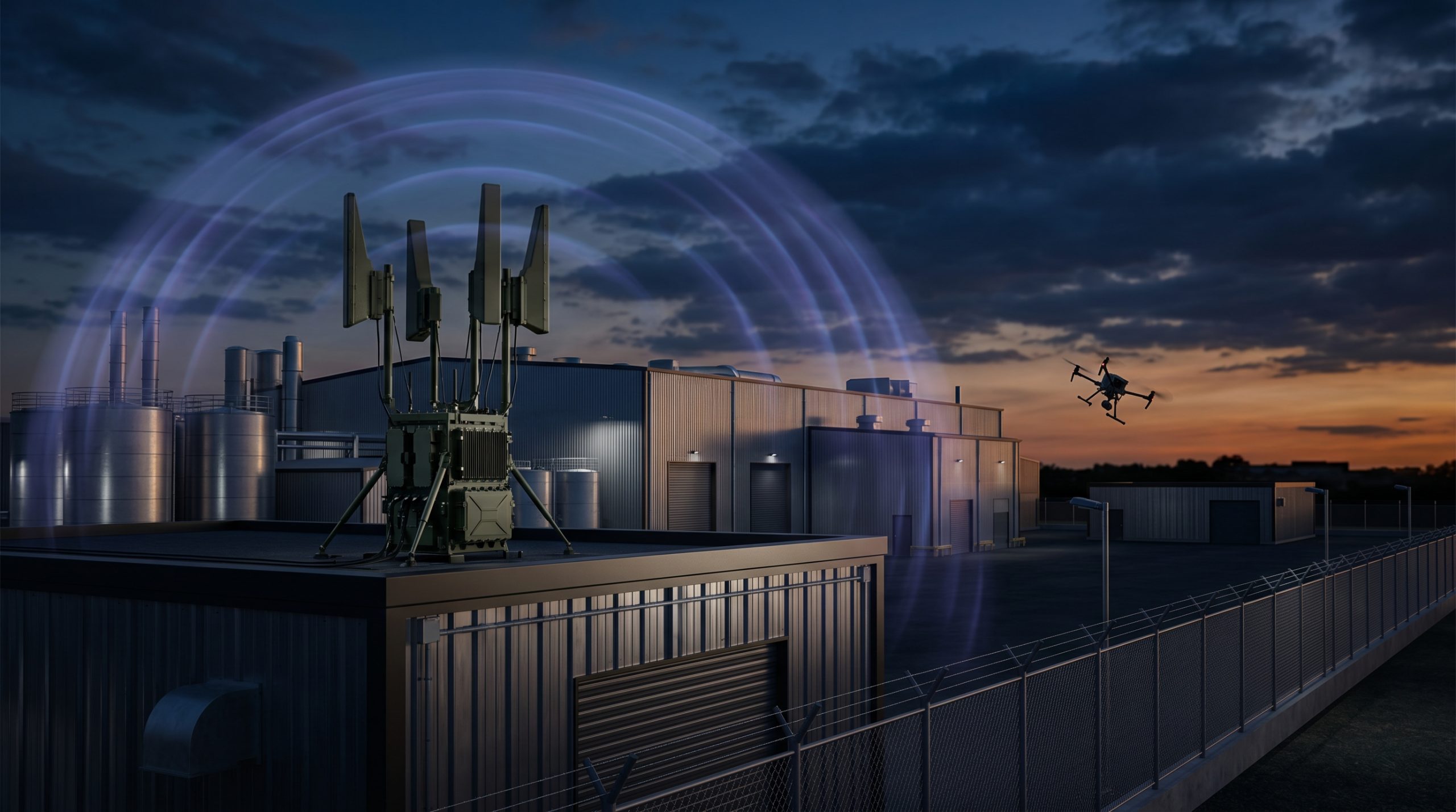 How to Protect Your Industrial Site With a Drone RF Jammer?