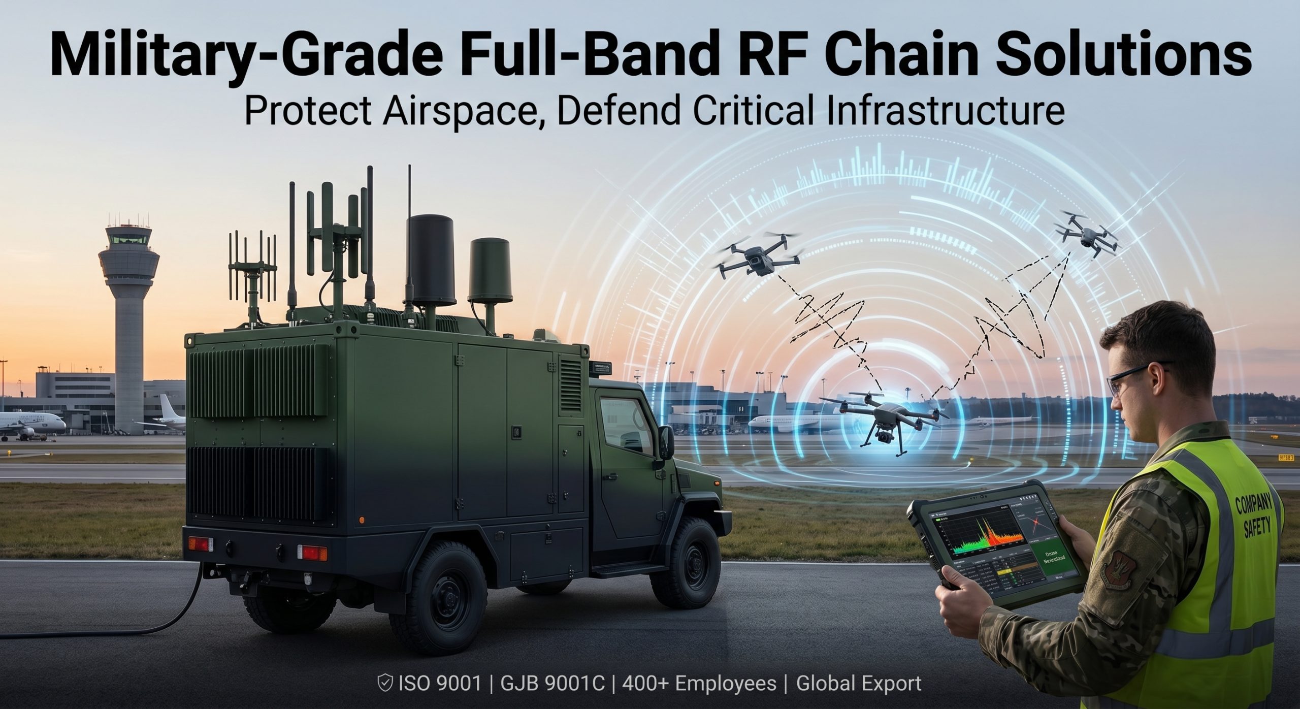 How to Implement Drone Jamming for Airport Security?