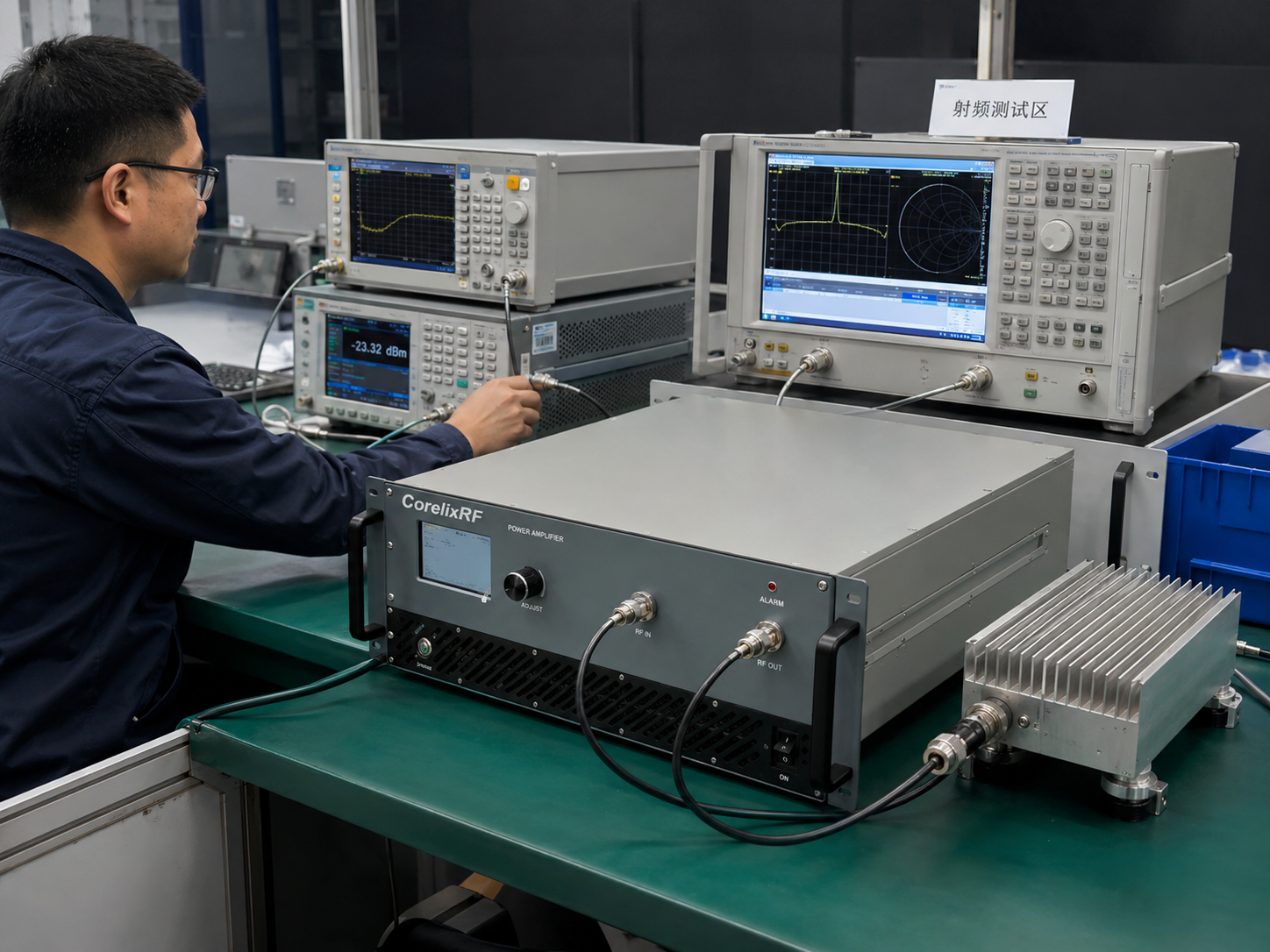 Laboratory RF validation setup