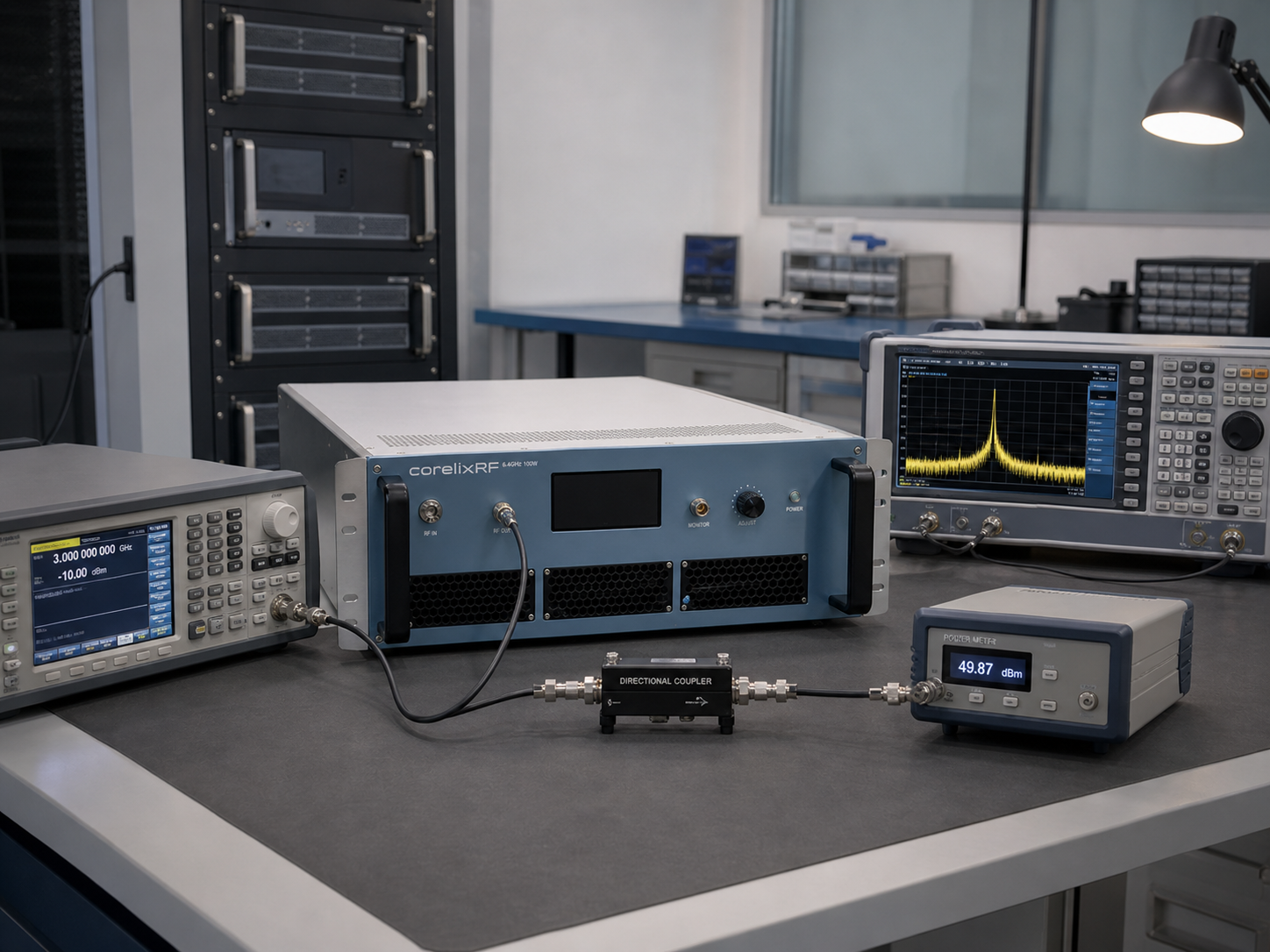 RF test platform development lab