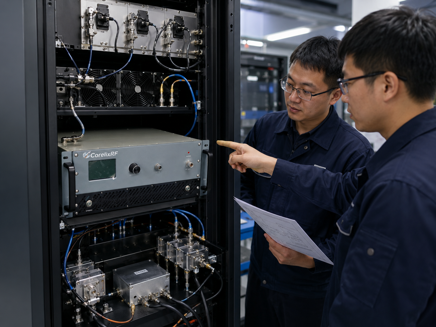 RF front-end integration with UHF amplifier