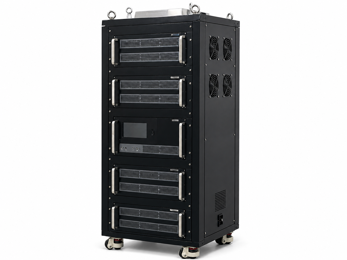 S and C band RF power amplifier platform under RF testing