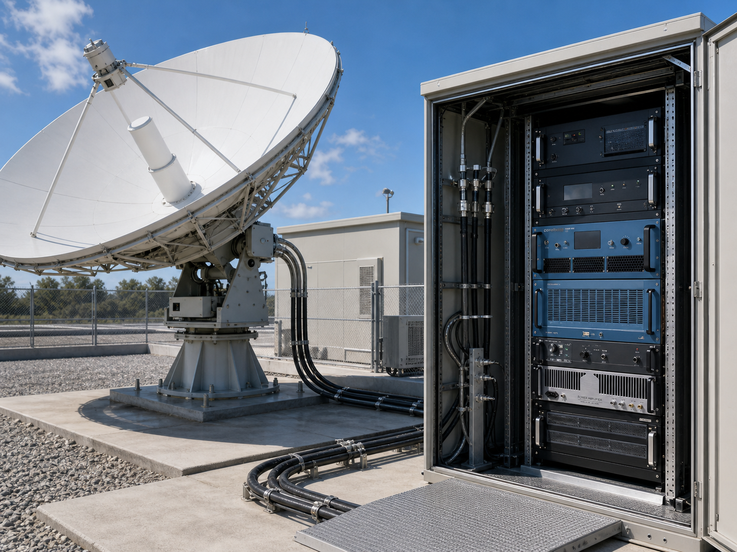 Satellite communication RF subsystem support