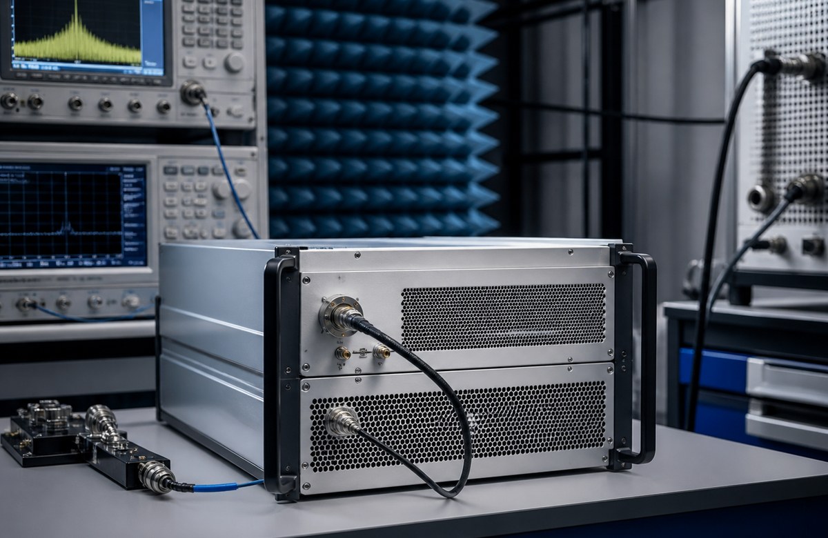 9 kHz to 250 MHz EMC RF amplifier system