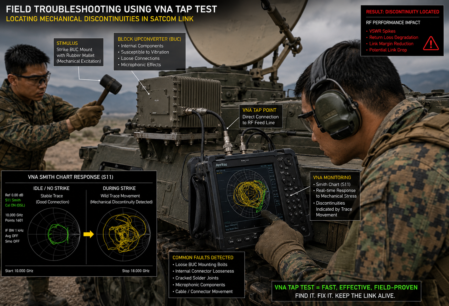 How to Diagnose RF Vibration Failures in Tracked Armor Systems?