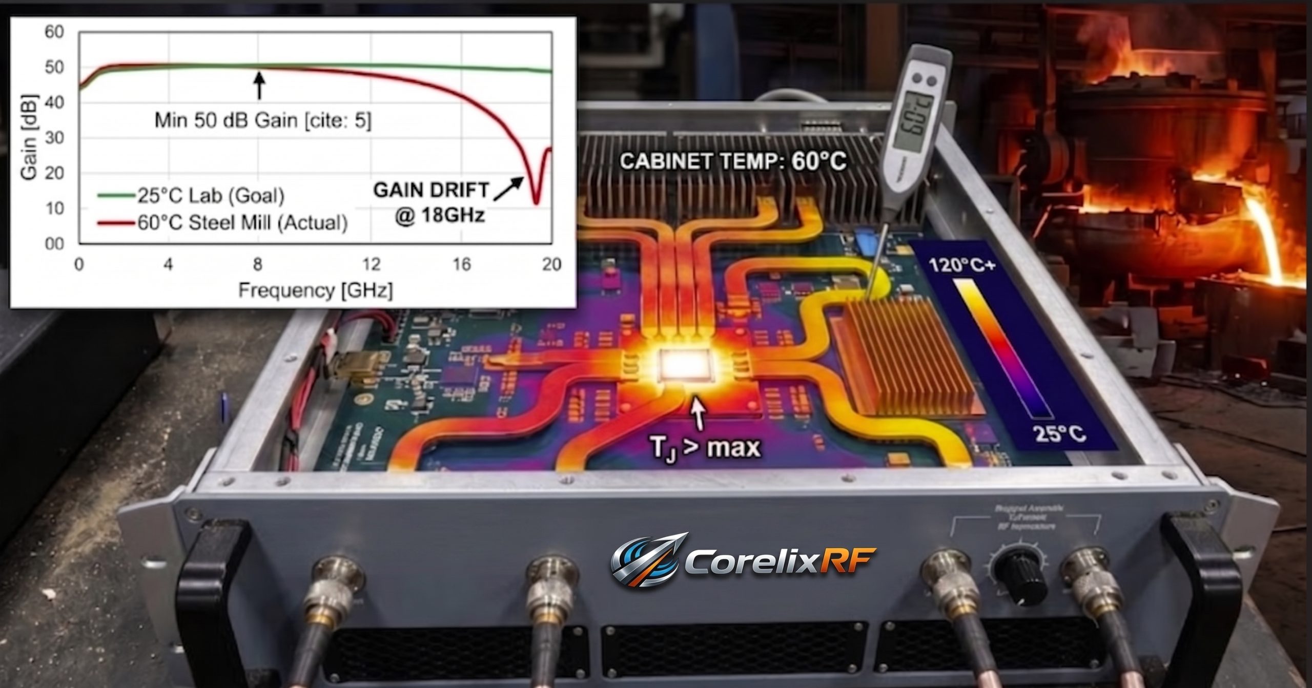 How to Troubleshoot RF Amplifier Thermal Gain Drift On-Site?