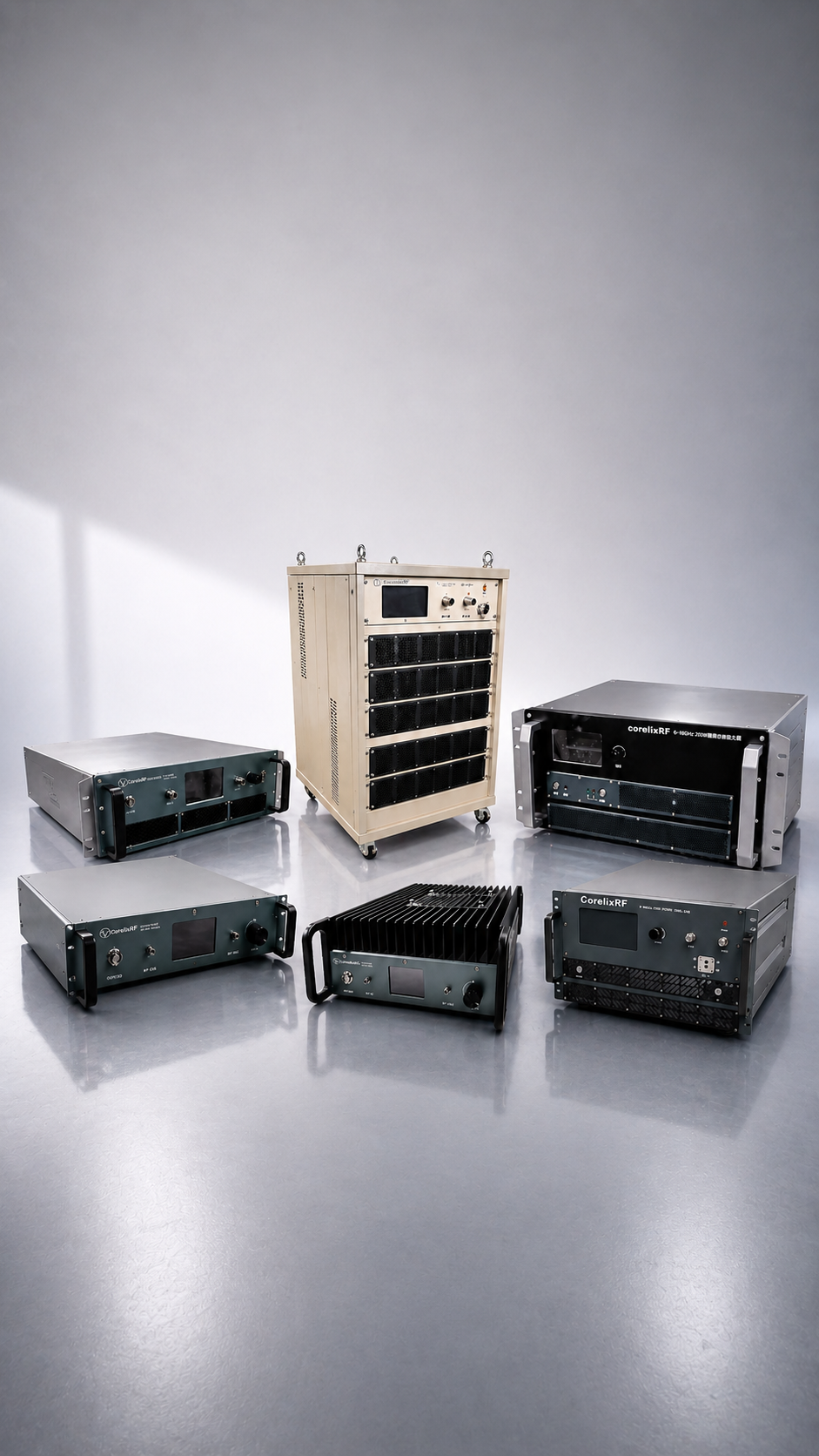 CorelixRF high-frequency RF amplifier platform and test environment