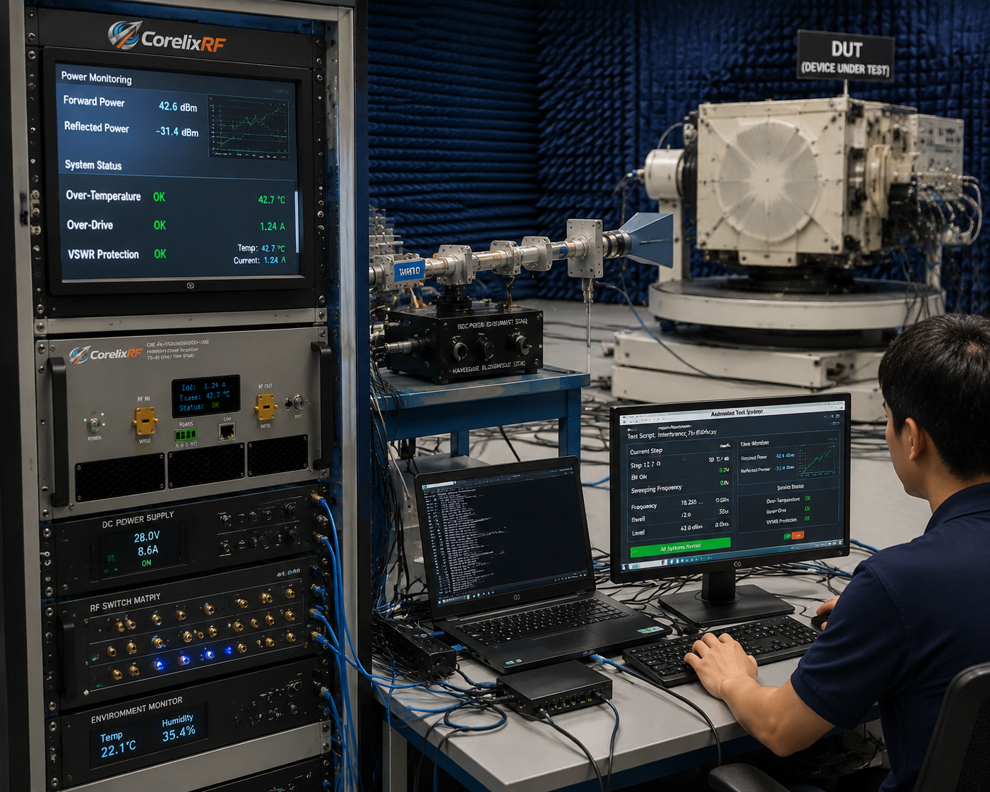 Choosing a 75-81 GHz WR10 Power Amplifier for High-Frequency Testing