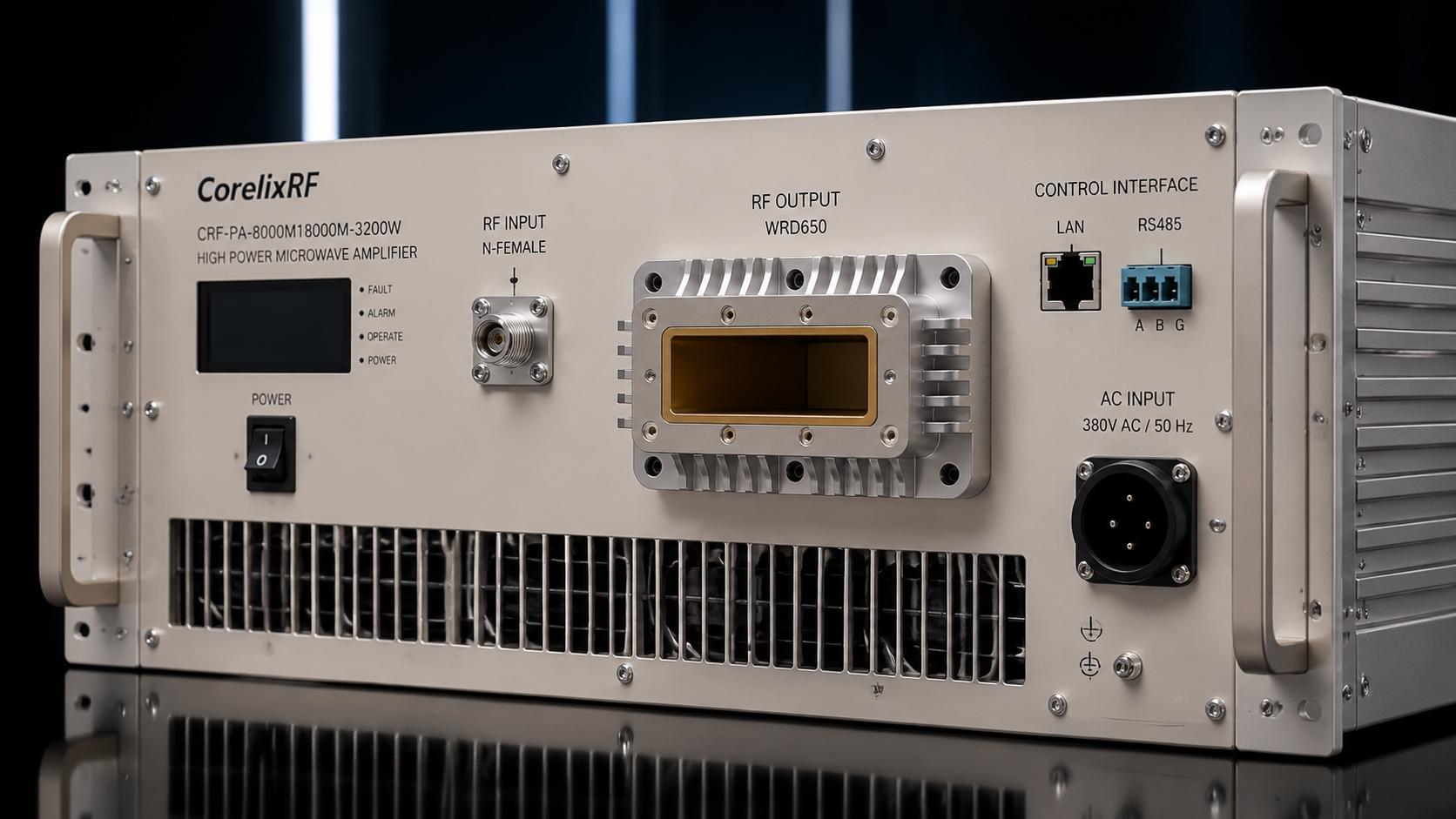 8-18 GHz 3200W High-Power Microwave Amplifier Guide for Wideband RF Systems