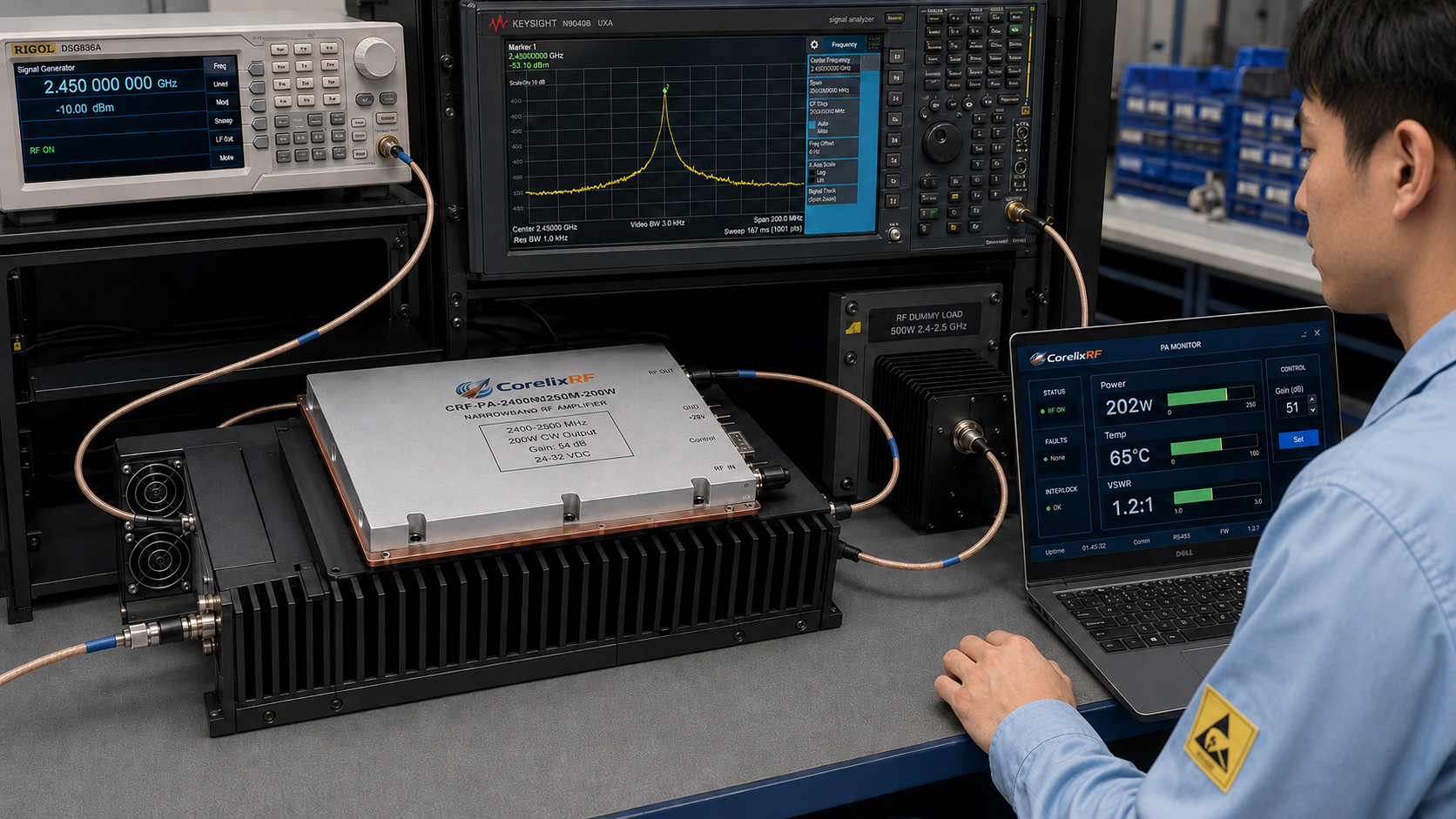 2400-2500 MHz 200W Narrowband RF Amplifier Guide for Compact Integration