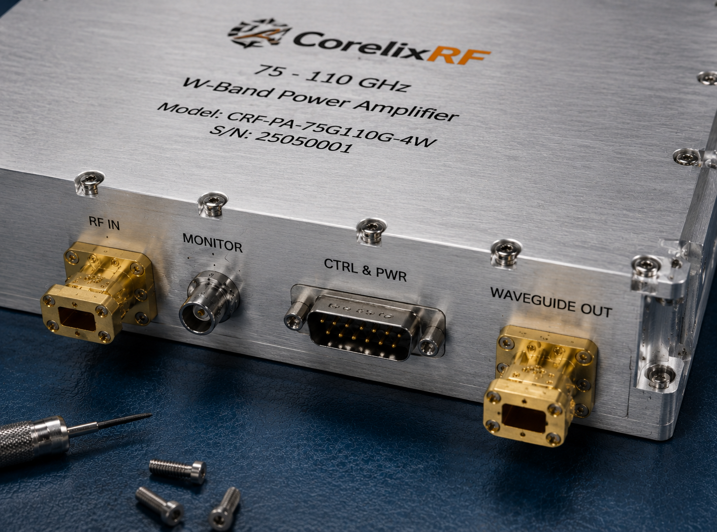 CRF-PA-75G110G-4W Review: A Reliable 75-110 GHz W-Band Amplifier？