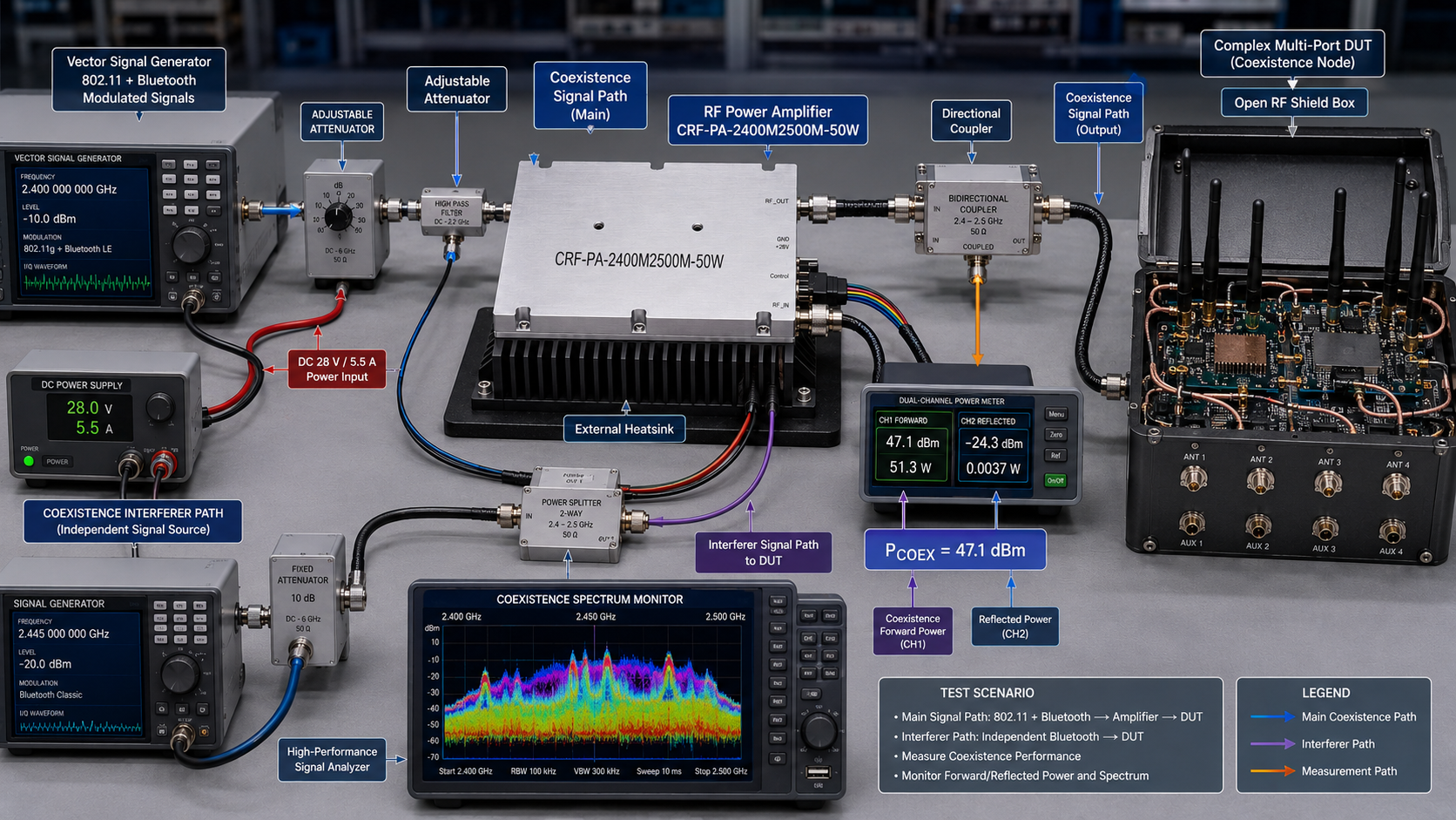 How to Select a 2400-2500 MHz RF Power Amplifier for S-Band Testing？