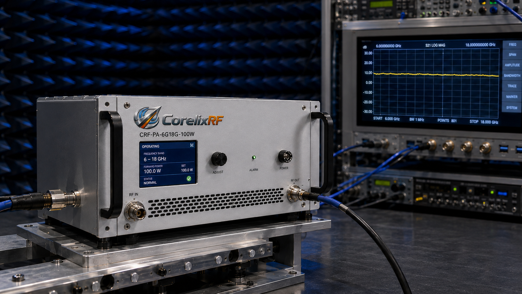 6-18 GHz Microwave Amplifier: Broadband RF System Integration