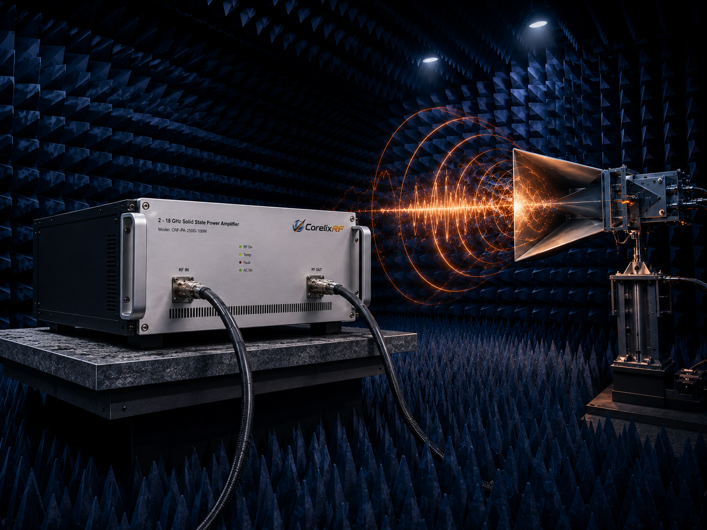 How to Specify a 2-18 GHz Broadband RF Power Amplifier for Test Systems？