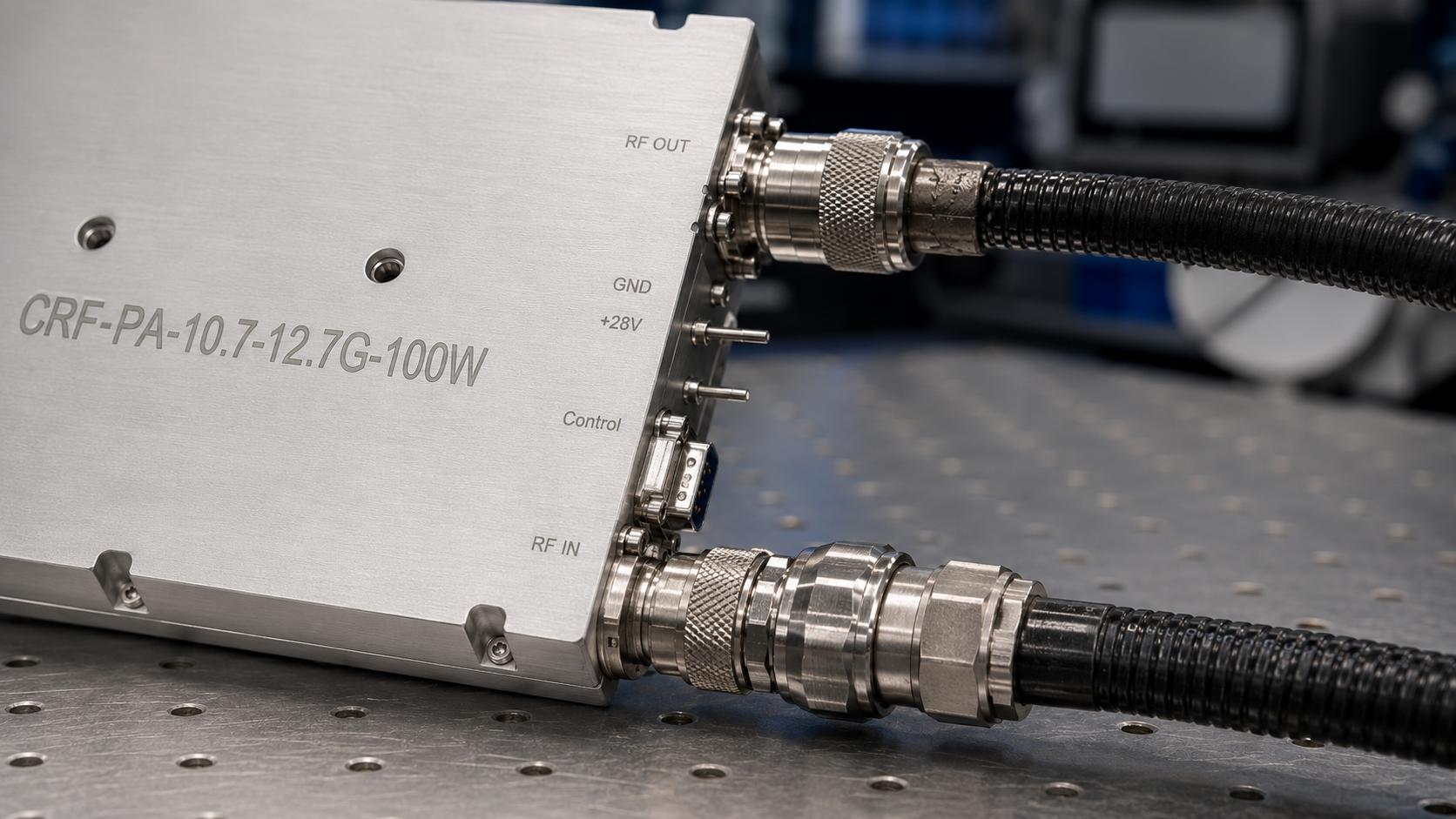 Linearity in 10.7-12.7 GHz 100 W RF Amplifiers for Comms