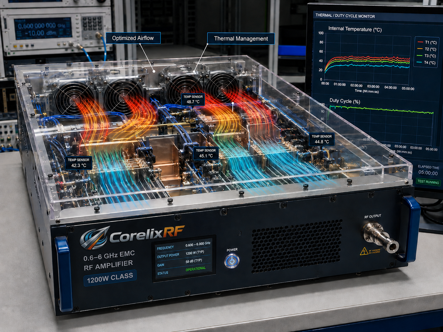 How to Specify a 0.6-6 GHz EMC RF Amplifier for Radiated Immunity Testing？