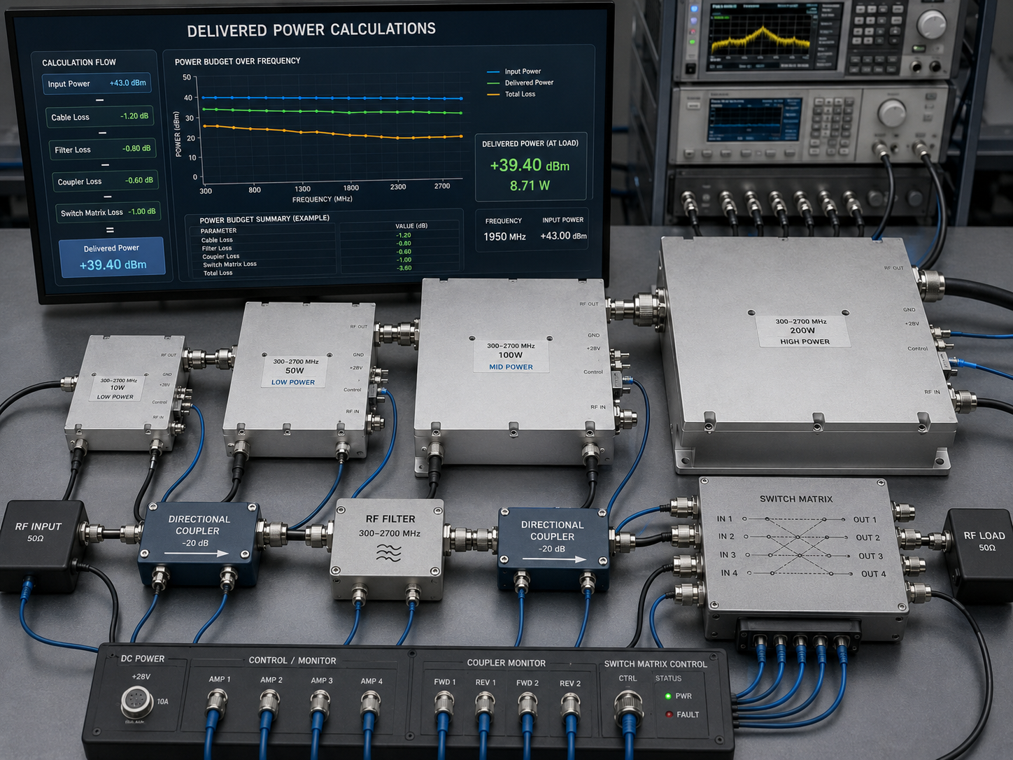 300-2700 MHz SDR RF Power Amplifier: Multi-Band Selection Guide