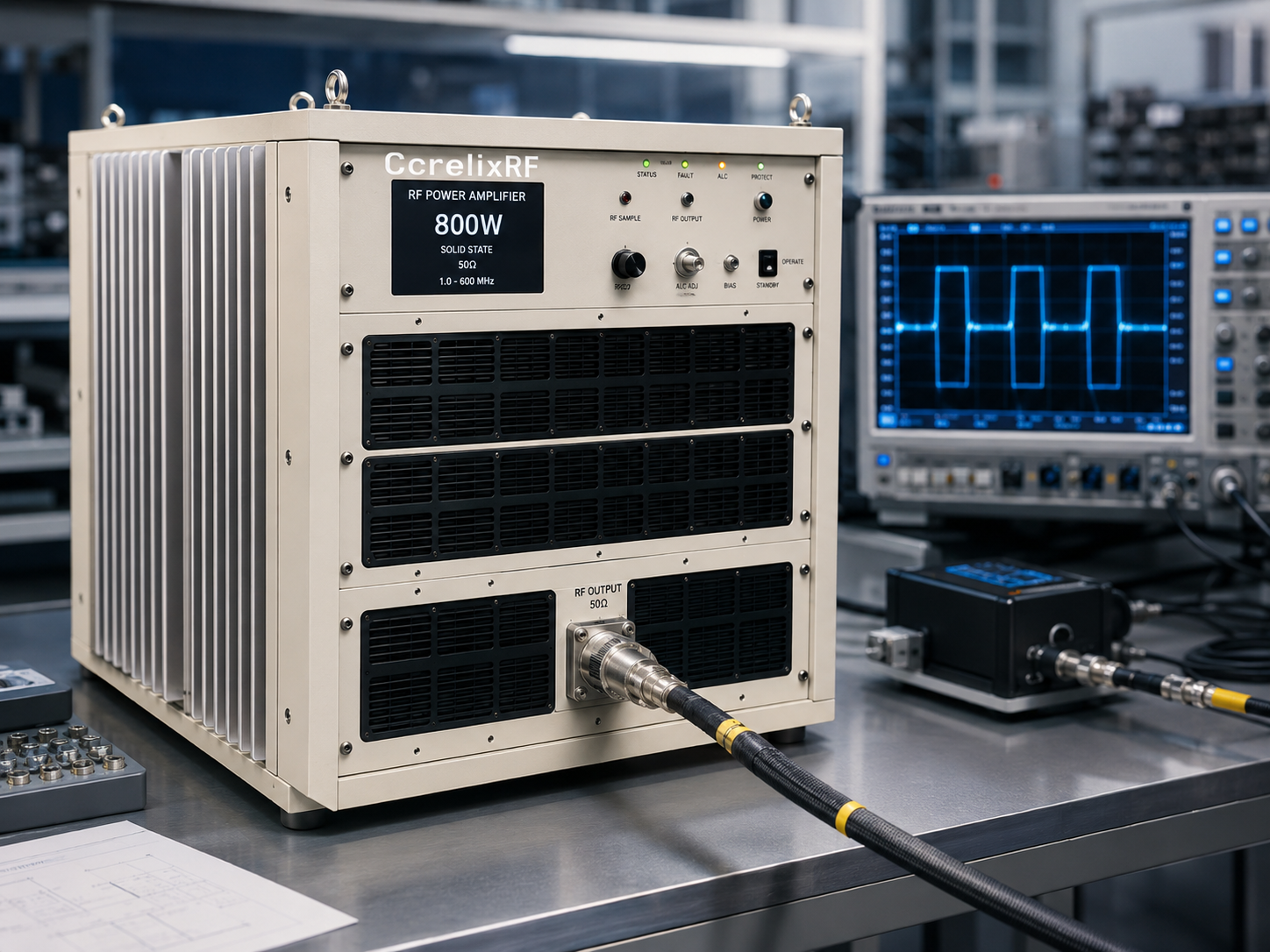 Why 5.8-6.7 GHz 800W Pulsed RF Amplifier Tests Fail and How to Specify Them？