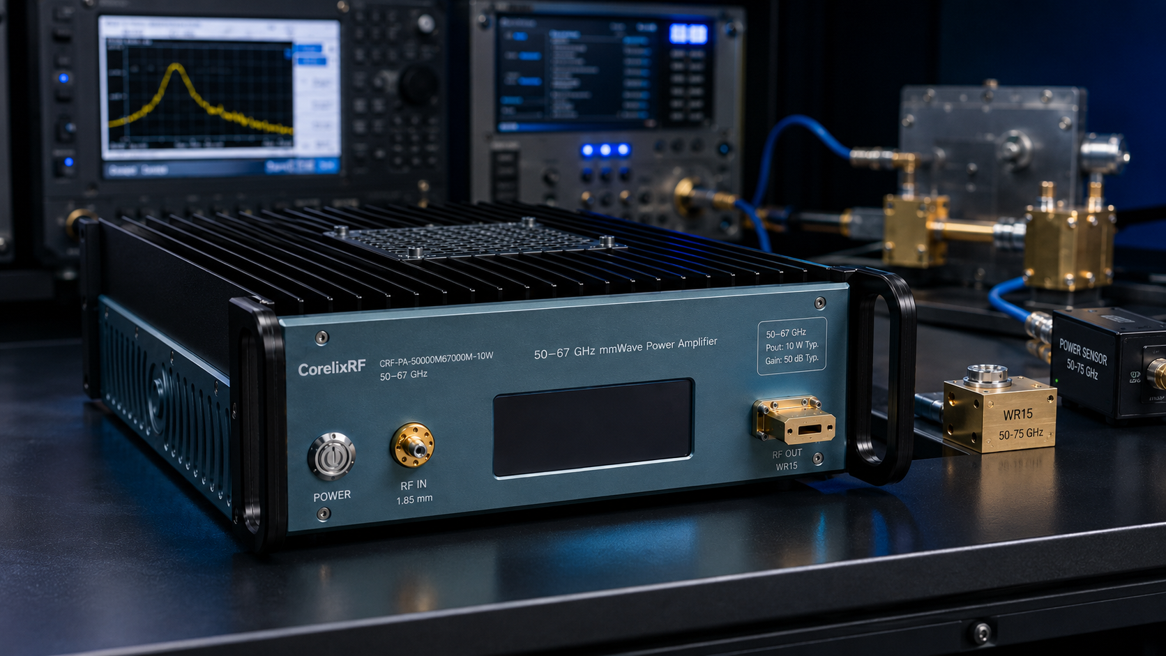 50-67 GHz mmWave Amplifier: WR15 Acceptance Test Plan