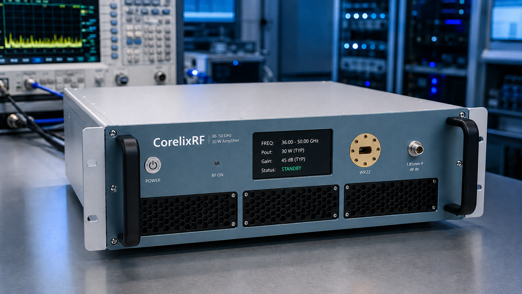 36-50 GHz mmWave Amplifier: 30W WR22 System Integration Guide