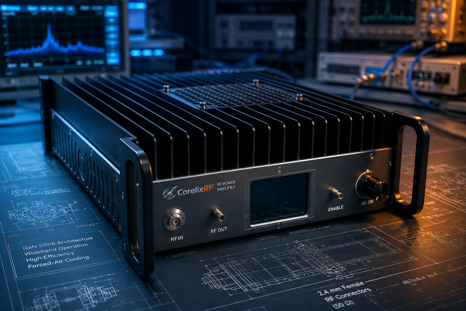 Handling the 5W 18-46 GHz mmWave Amplifier in Field Systems