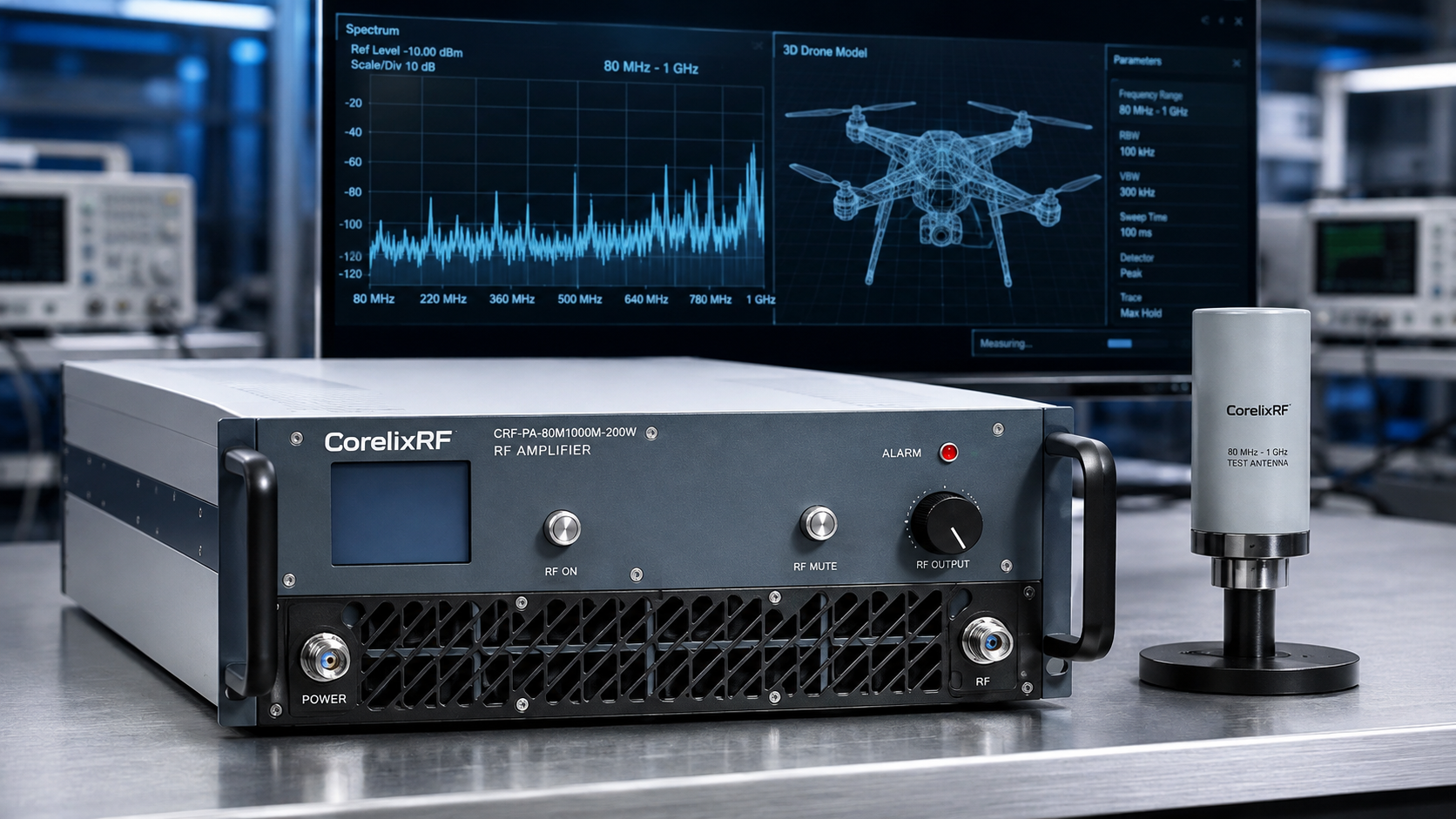 Drone Disruptors: 80MHz-1GHz RF Amplifier Selection Guide