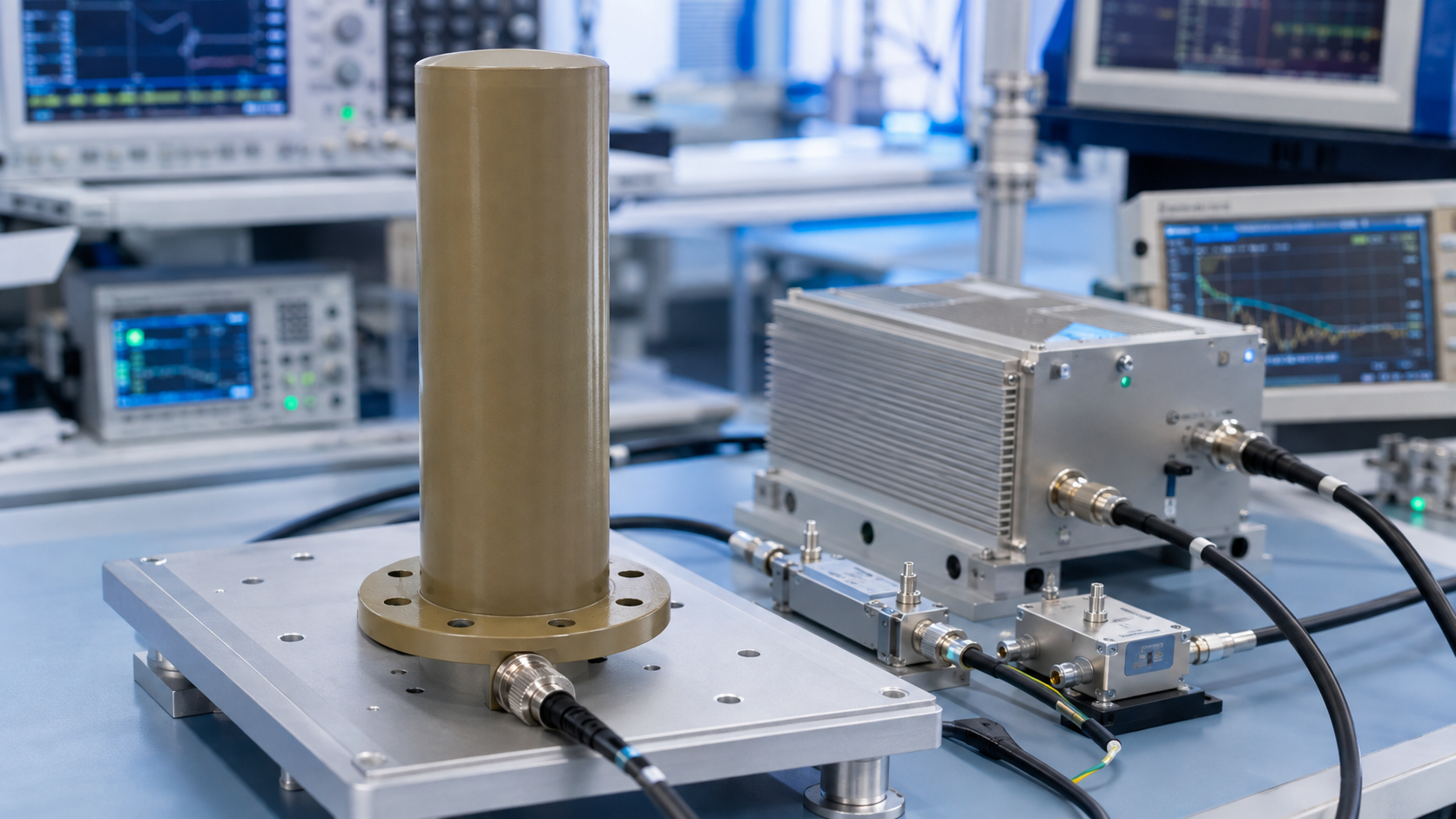 400 MHz to 6 GHz Omnidirectional Antenna for Broadband RF Systems